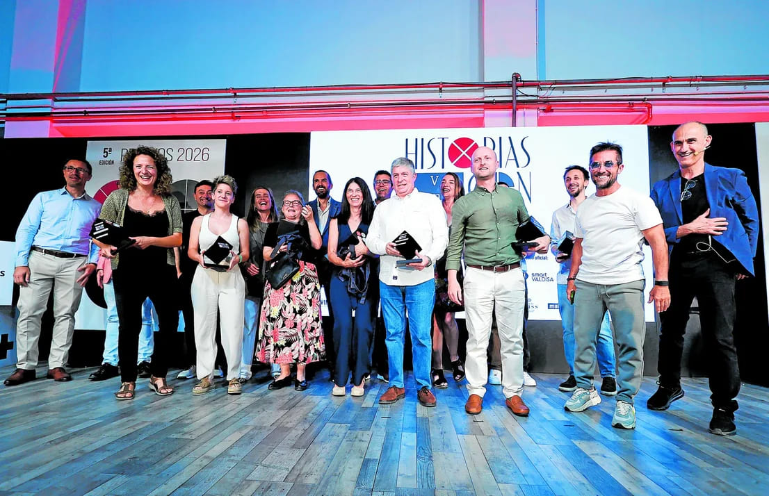 Premiados en la V edición de los Premios Historias con Delantal de Las Provincias, celebrada en La Rotativa de Valencia.